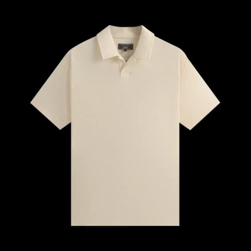 Kith Micro Waffle Drew Polo 'Sandrift'