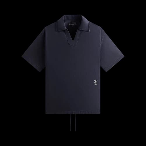 Kith Washed Denim Short-Sleeve Glen Pullover 'Nocturnal'