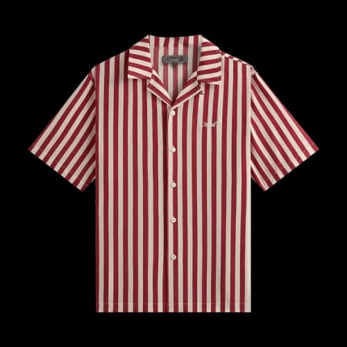 Kith Striped Thompson Camp Collar Shirt 'Allure'