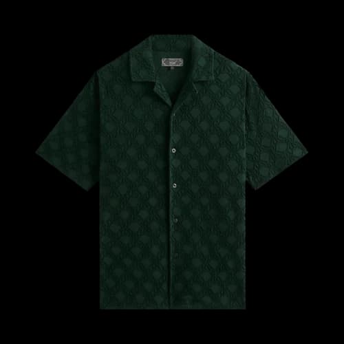 Kith Monogram Terry Thompson Camp Collar Shirt 'Stadium'