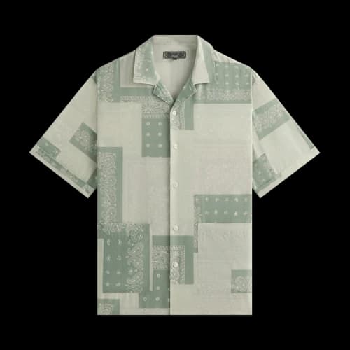 Kith Silk Lyocell Bandana Reade Shirt 'Realm'
