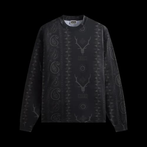 Kith x South2 West8 For Columbia Paisley Stripe Terminal Tackle Long-Sleeve 'Black'