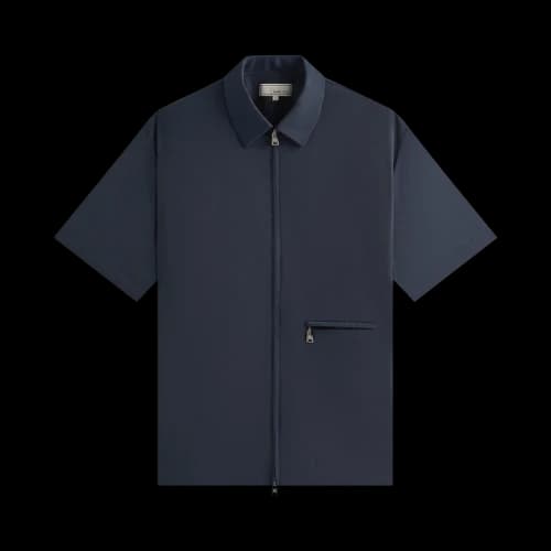 Kith & Kin Tropical Wool Davenport Shirt 'Admiral'