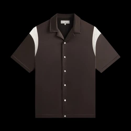 Kith & Kin Washed Satin Landon Souvenir Shirt 'Kindling'