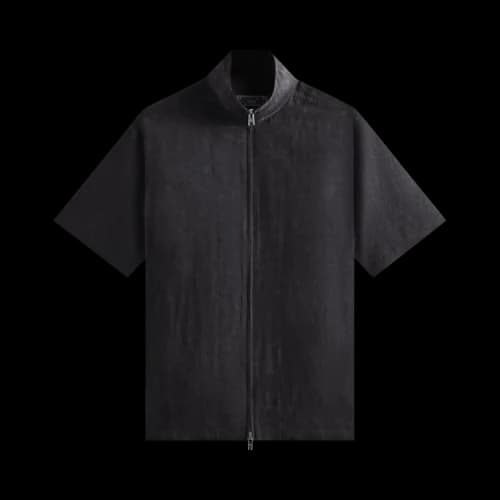 Kith Colton Zip Up Shirt 'Black'