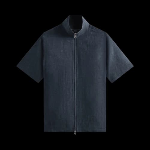 Kith Colton Zip Up Shirt 'Nocturnal'