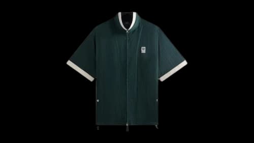 Kith x Wilson Dobby Zip Up Shirt Stadium