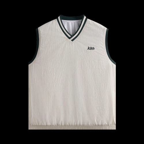 Kith x Wilson Dobby Reversible Vest 'Sandrift'