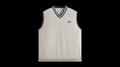 Kith x Wilson Dobby Reversible Vest Sandrift