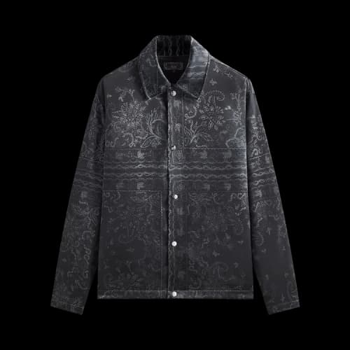 Kith Panelled Bandana Long-Sleeve Coaches Jacket 'Black'
