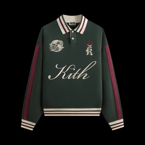 Kith Script Nelson Collared Pullover 'Stadium'