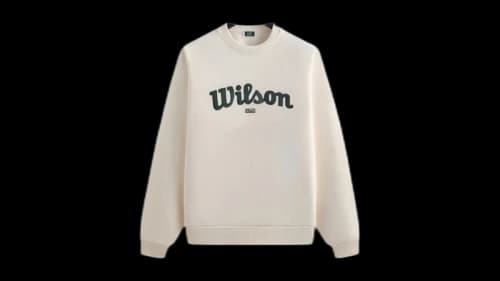 Kith x Wilson Nelson Crewneck Sandrift