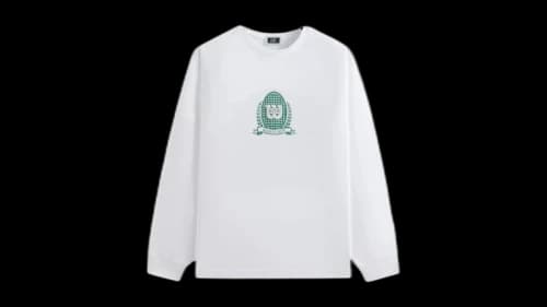 Kith x Wilson Crest Ramble Long Sleeve Tee White