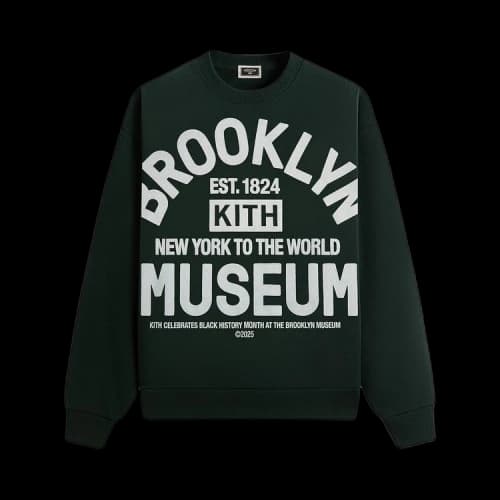 Kith For The Brooklyn Museum Collegiate Nelson Crewneck 'Stadium'