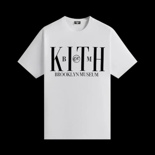 Kith For The Brooklyn Museum Serif Tee 'White'