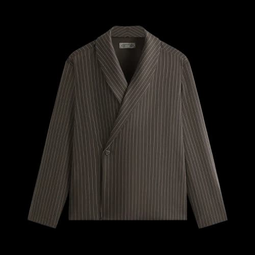 Kith Double Weave Long-Sleeve Thompson Crossover Shirt 'Kindling'