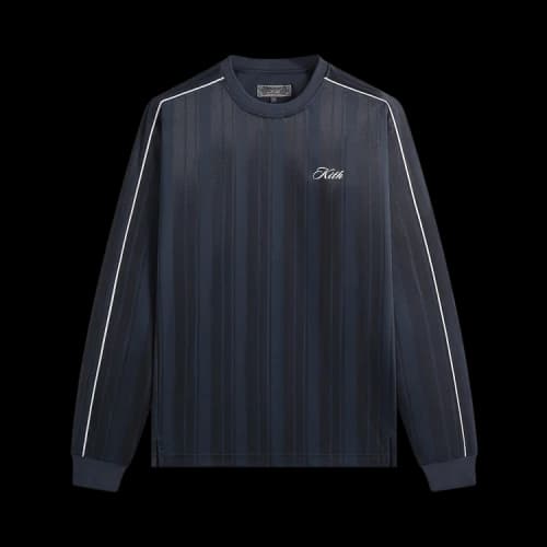 Kith Tricot Panelled Long-Sleeve Tee 'Nocturnal'