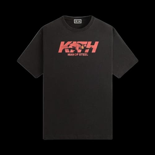 Kith x Superman Man Of Steel Vintage Tee 'Black'