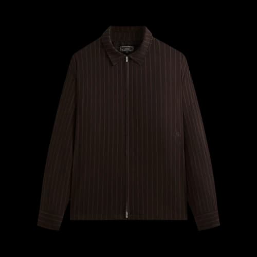 Kith Flannel Marquis Zip Up Shirt 'Kindling'