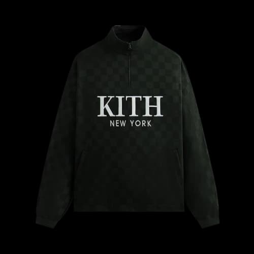 Kith Double Weave Davis Quarter Zip Pullover 'Stadium'