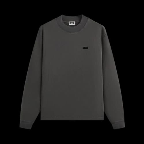 Kith Long-Sleeve Mock Neck Lax Tee 'Carbon'
