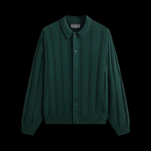 Kith Long-Sleeve Tilden Button Up 'Stadium'