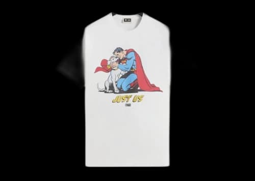 Kith x Superman Just Us Vintage Tee White