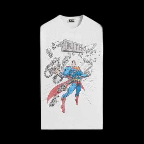 Kith x Superman Chains Vintage Tee 'White'
