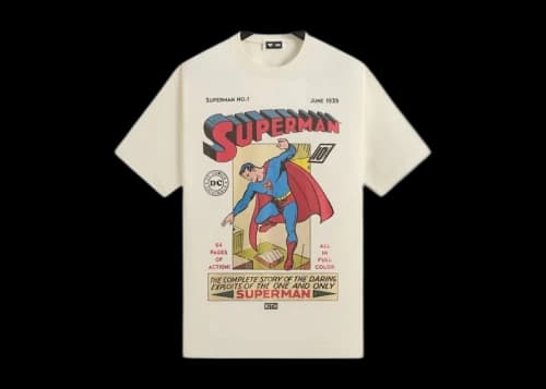 Kith x Superman No. 1 Vintage Tee Sandrift