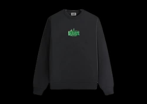 Kith x Superman Kryptonite Nelson Crewneck Black