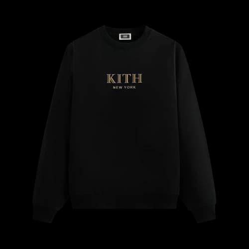 Kith New York Gilded Nelson Crewneck 'Black'