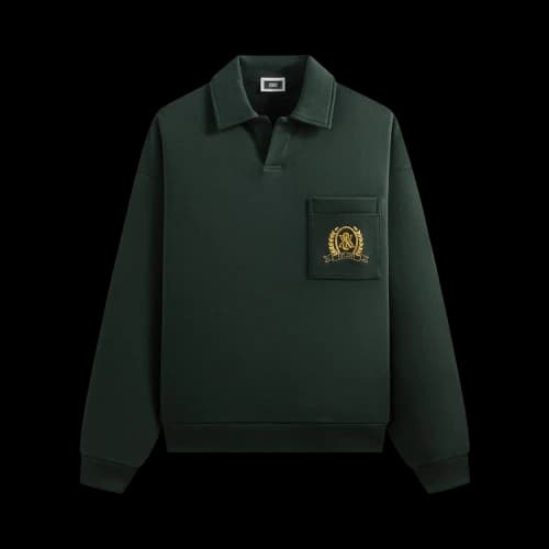 Kith & Kin Crest Gilded Crest Collared Rugby 'Stadium'