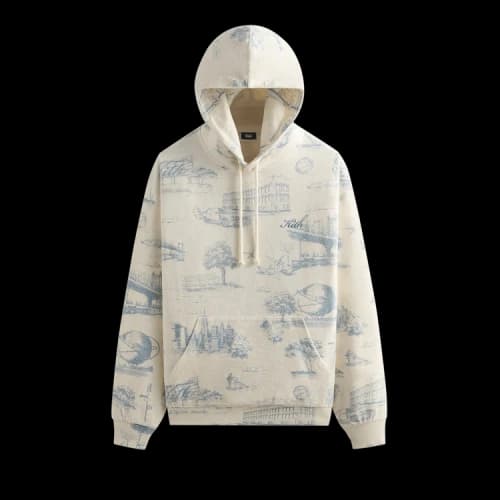 Kith New York Toile Nelson Hoodie 'Sandrift'