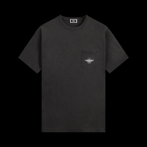 Kith & Kin Wing Logo Pocket Vintage Tee 'Black'