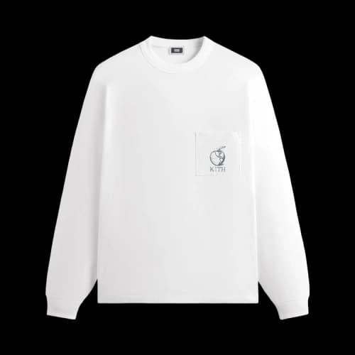 Kith & Kin Universal Apple Long-Sleeve Tee 'White'