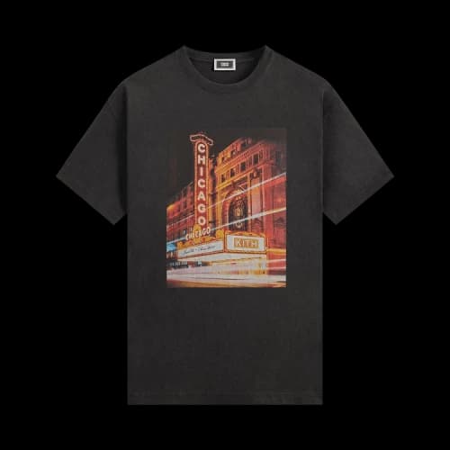 Kith Chicago Lights Vintage Tee 'Black'