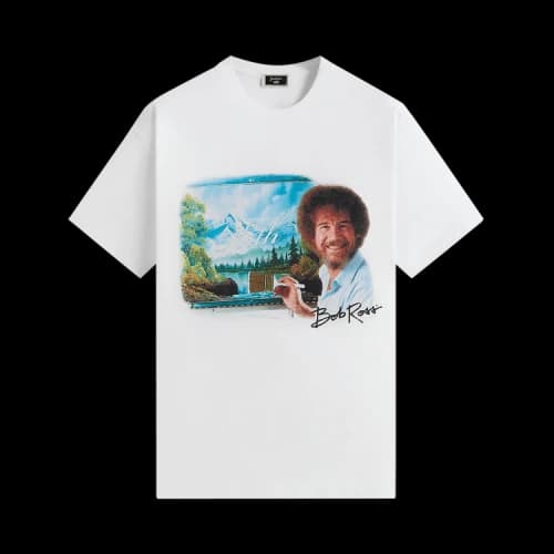 Kith For Bob Ross Portrait Tee 'White'