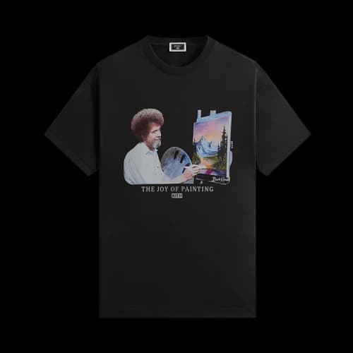 Kith For Bob Ross Joy Of Painting Portrait Tee 'Black'