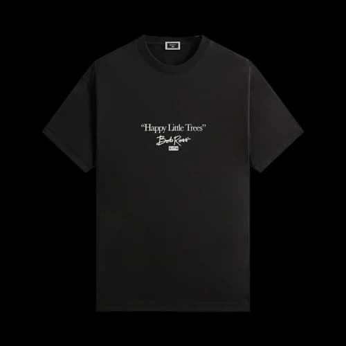Kith For Bob Ross Happy Trees Quote Tee 'Black'