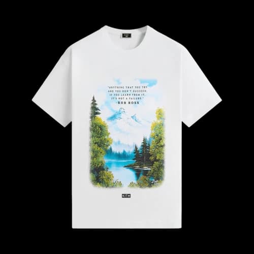 Kith For Bob Ross Inspiration Vintage Tee 'White'
