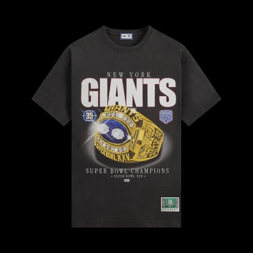 Kith For The NFL New York Giants Ring Vintage Jones Tee 'Black'