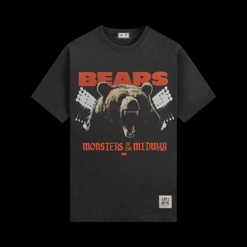 Kith For The NFL Chicago Bears Photo Vintage Jones Tee 'Black'