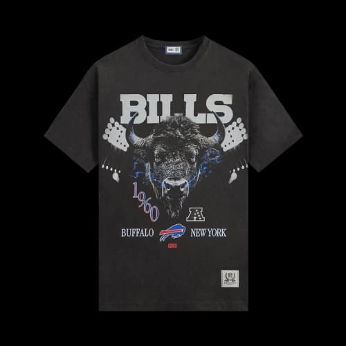 Kith For The NFL Buffalo Bills Photo Vintage Jones Tee 'Black'