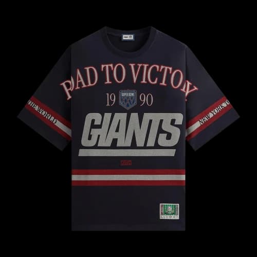 Kith For The NFL New York Giants Victory Vintage Bishop Tee 'Ink'