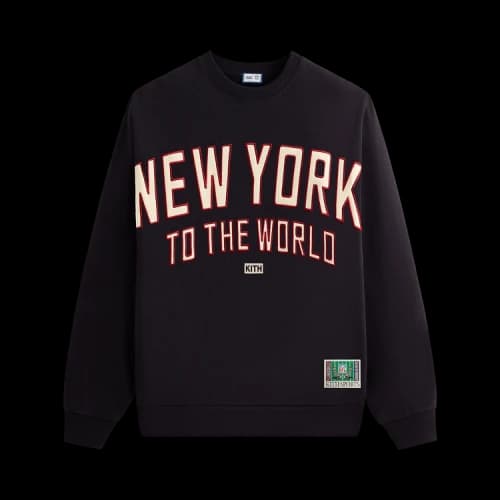 Kith For The NFL New York Giants Victory Vintage Nelson Crewneck 'Ink'
