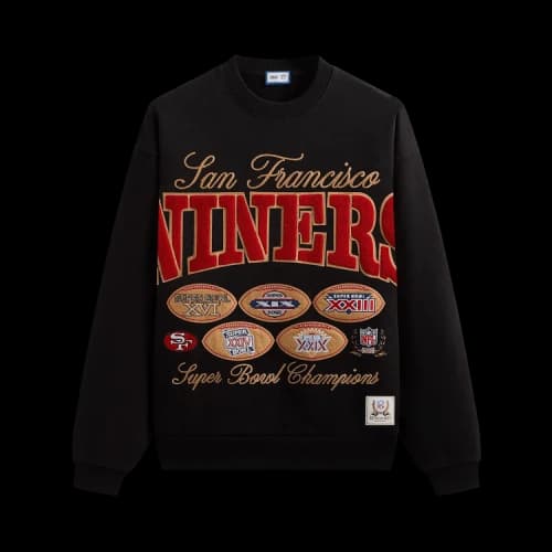 Kith For The NFL San Francisco 49ers Vintage Crewneck 'Black'