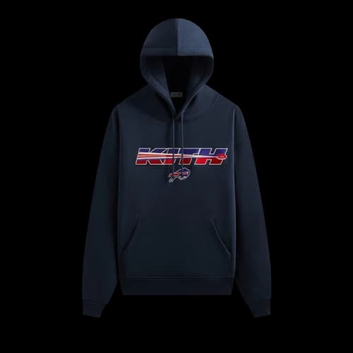 Kith x NFL Buffalo Bills Vintage Nelson Hoodie Nocturnal
