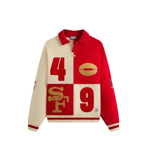 Kith For The NFL San Francisco 49ers Vintage Rugby 'Sandrift'