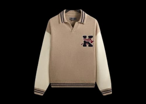 Kith Nelson Rugby Sweater Canvas Heather