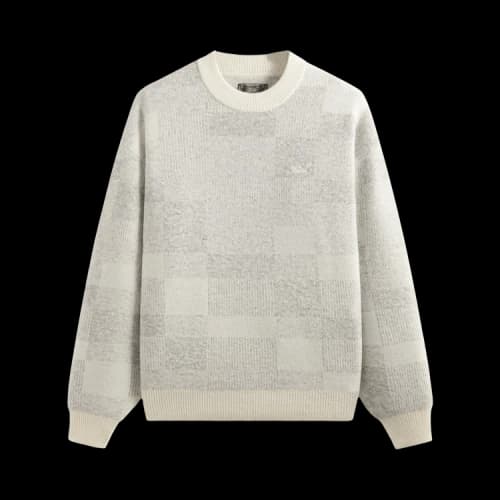Kith Lewis Check Sweater 'Sandrift'